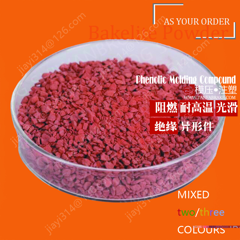 Red Bakelite Powder, Phenolic plastics